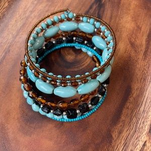 Handmade stretch wrap bracelet